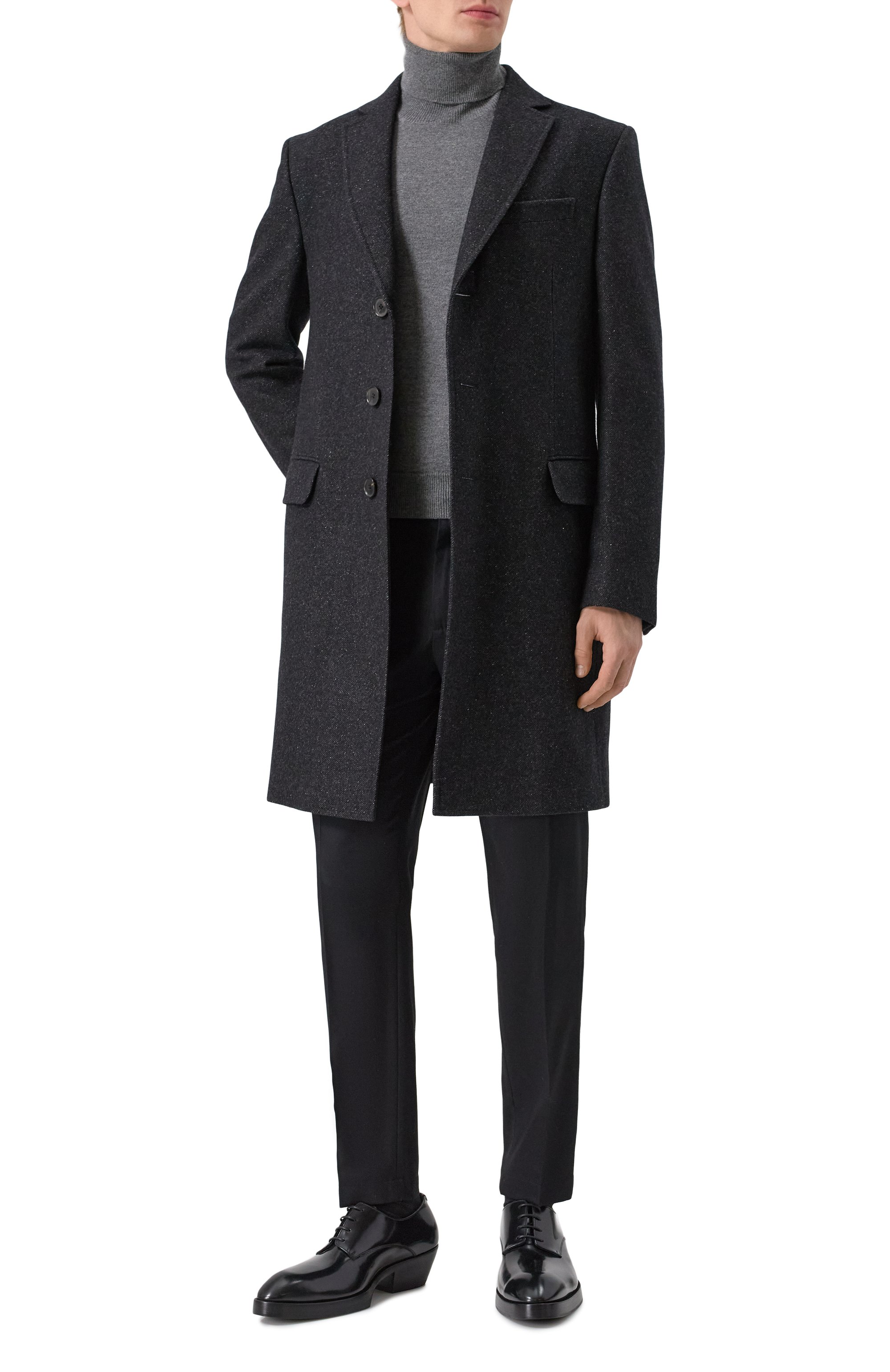 Пальто из шерсти и шелка ZEGNA, арт. 4GJ3G0/897700A8, фото 2