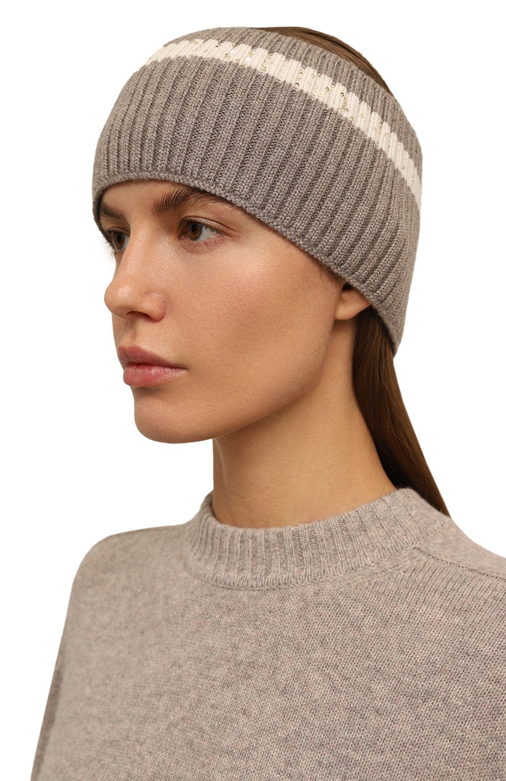 Шерстяная повязка на голову LORENA ANTONIAZZI, арт. A2403CE01A/328, фото 2