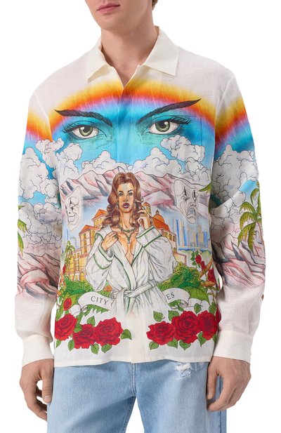 Льняная рубашка CASABLANCA, арт. U-MS25-SH-006-04, фото 3