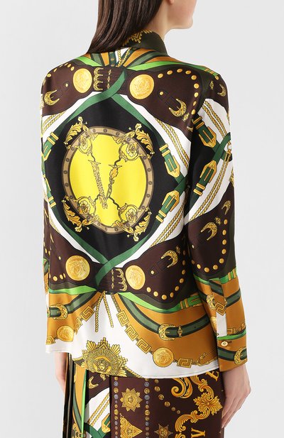Шелковая рубашка VERSACE, арт. A82662/A233263, фото 4
