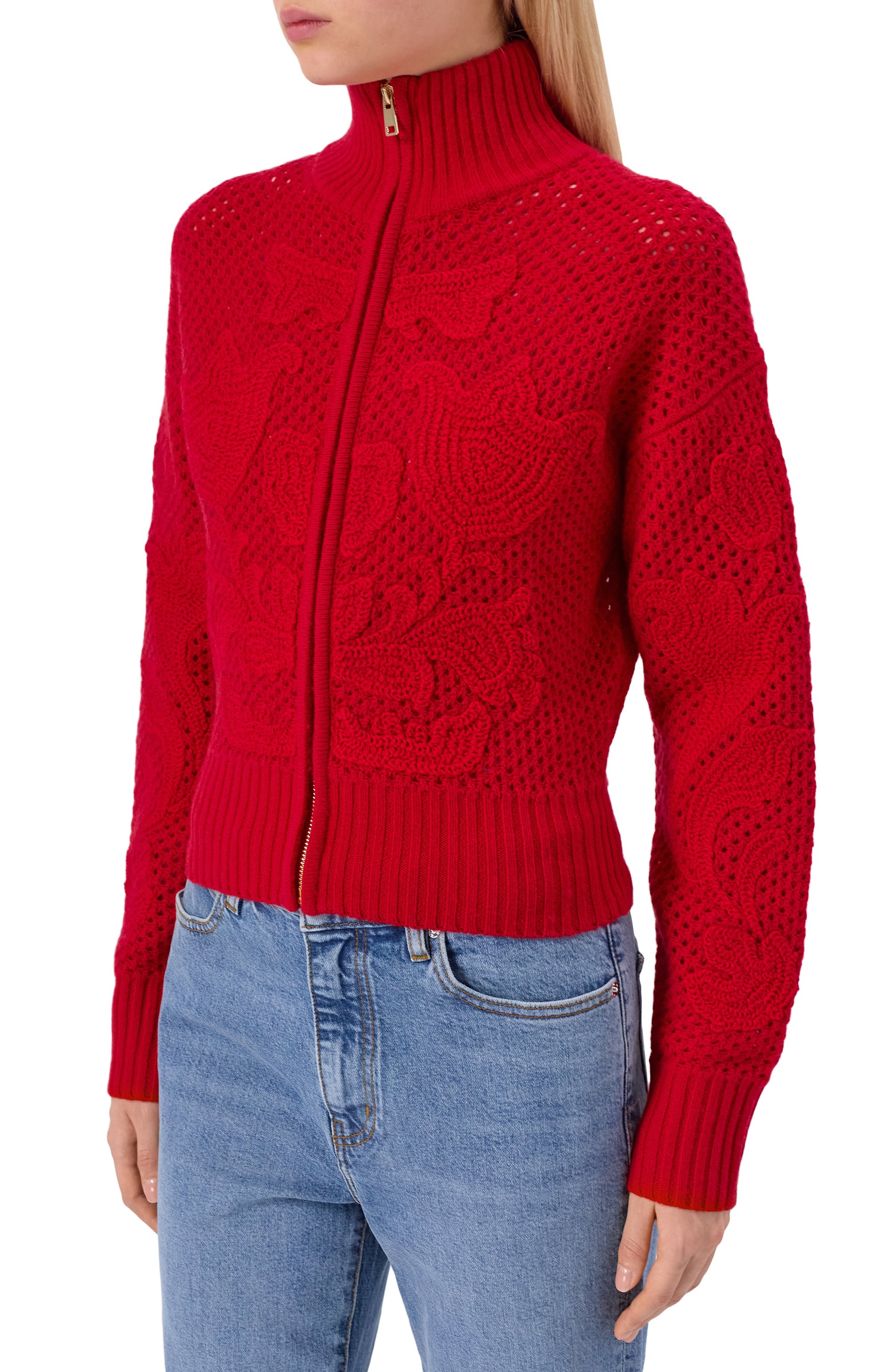 Кардиган из шерсти и кашемира ХОХЛОМА Х АЛЕНА АХМАДУЛЛИНА, арт. WKT1114, фото 3