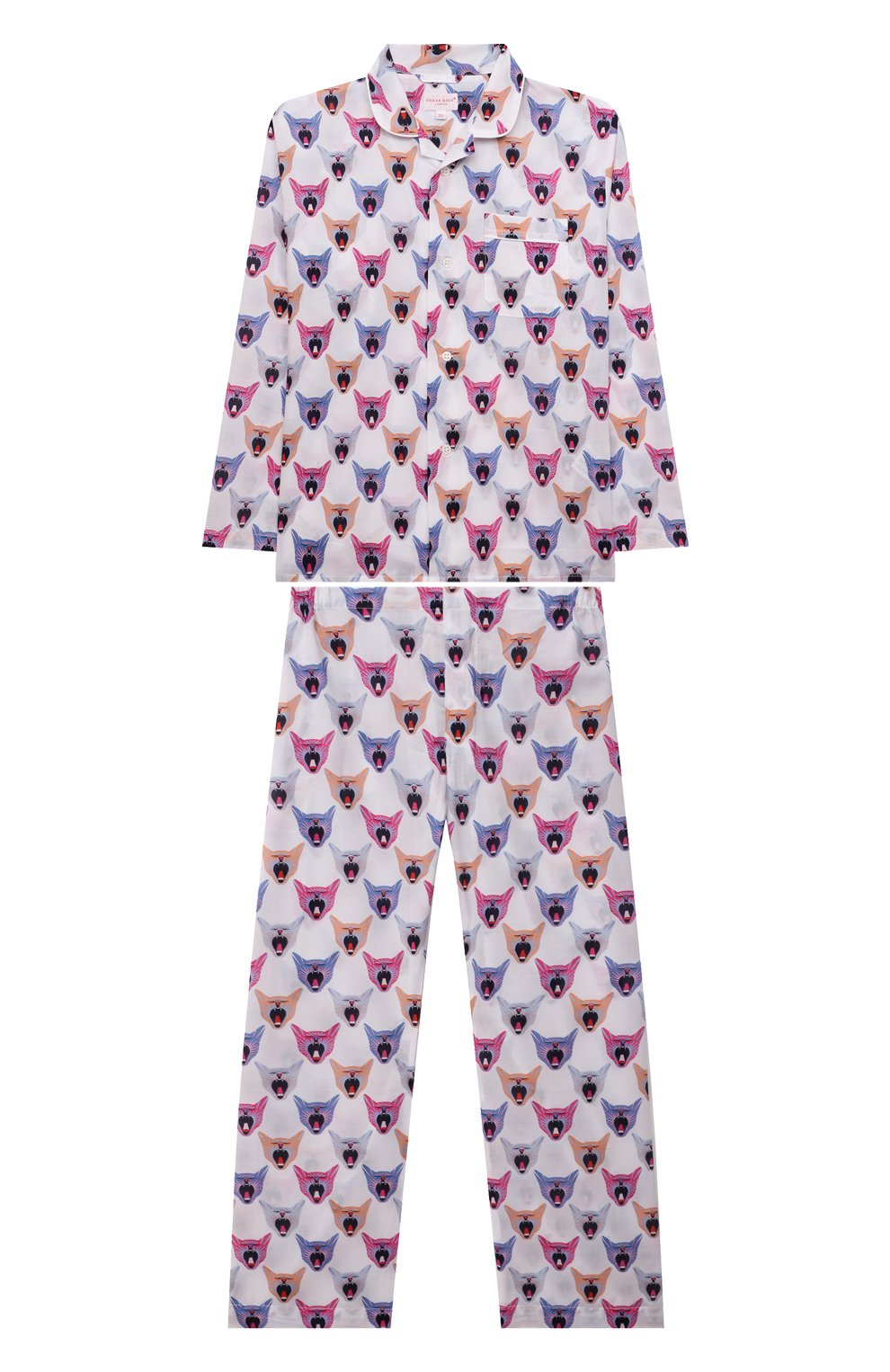 Хлопковая пижама DEREK ROSE, арт. 7025-LEDB046, фото 1