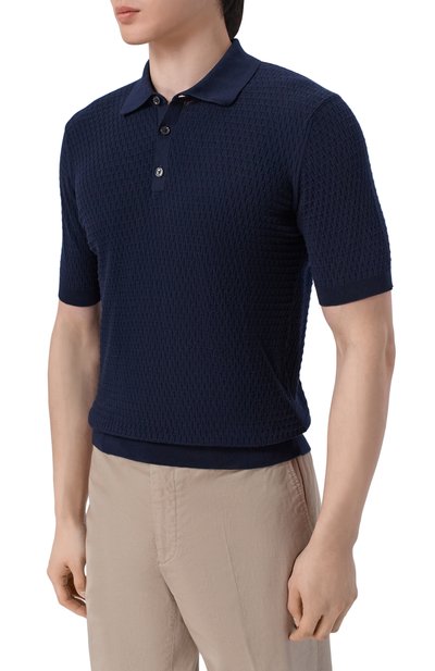 Хлопковое поло ANDREA CAMPAGNA, арт. M5426-8001, фото 3