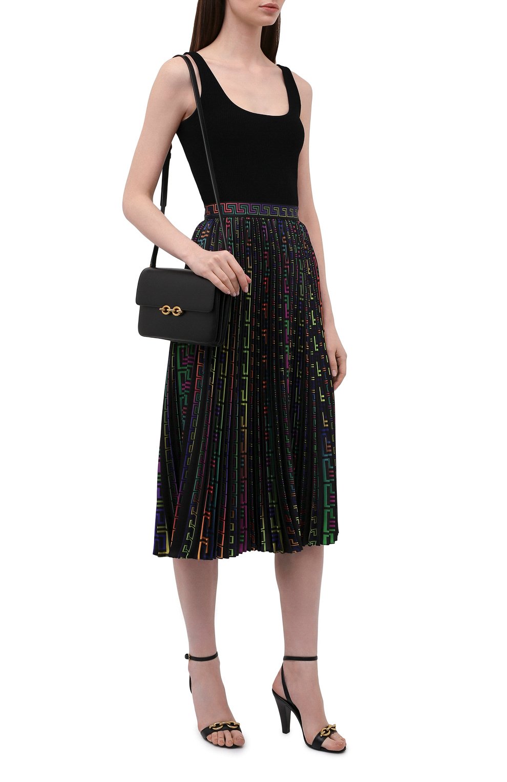 Плиссированная юбка VERSACE, арт. 1000949/1A01104, фото 2