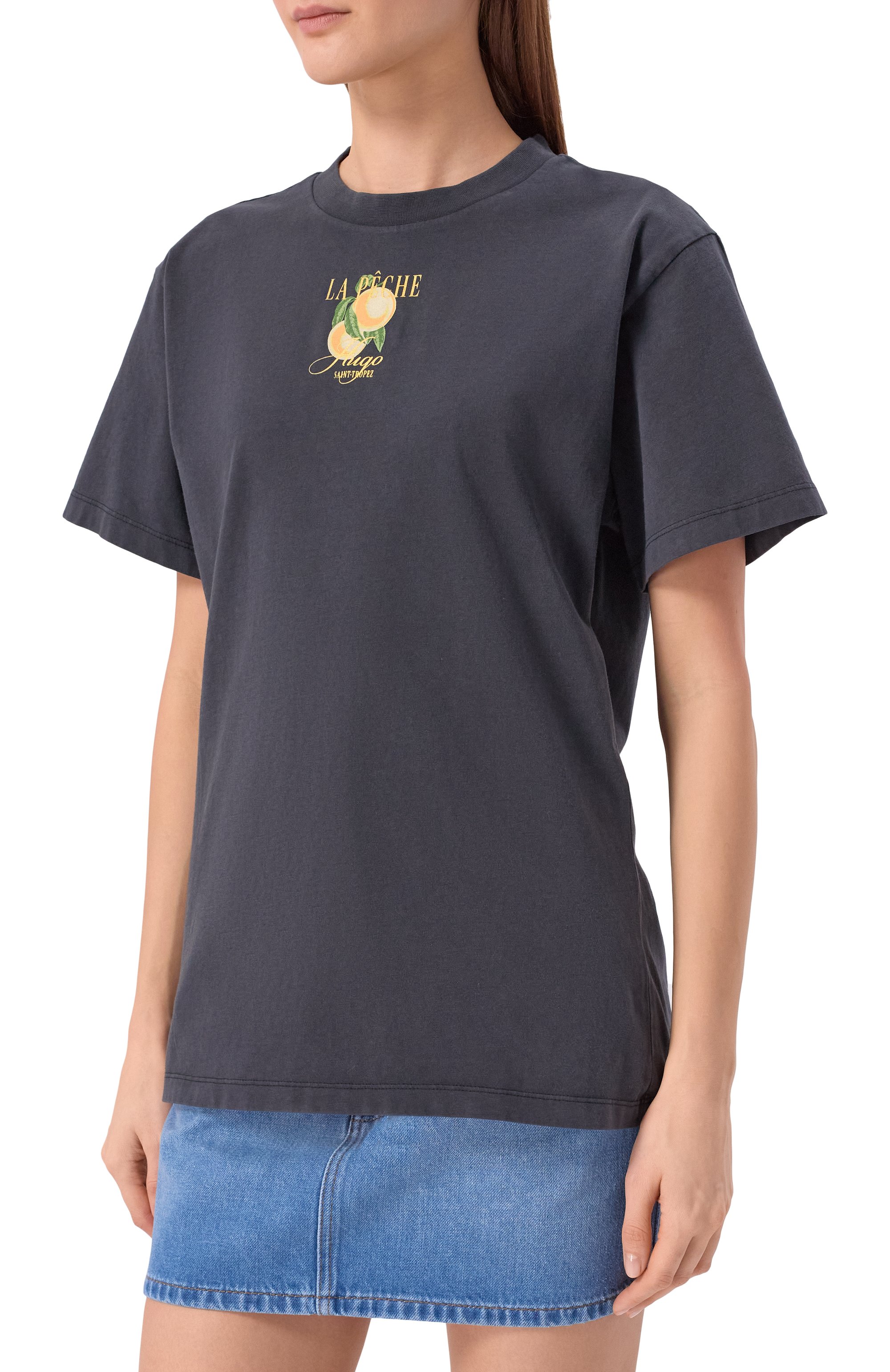 Хлопковая футболка HUGO, арт. 50561264, фото 3