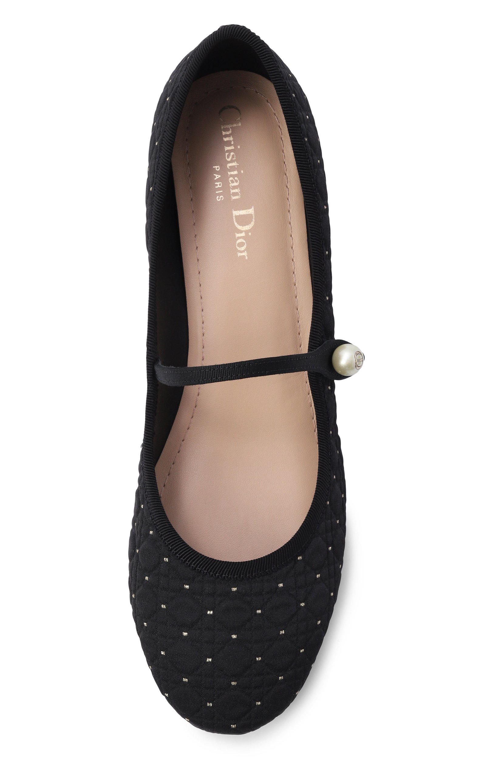 Текстильные туфли dior ballet DIOR черного цвета по цене 122000 руб., арт. KCF008PEF, фото 6 Текстильные туфли dior ballet DIOR, арт. KCF008PEF, фото 6