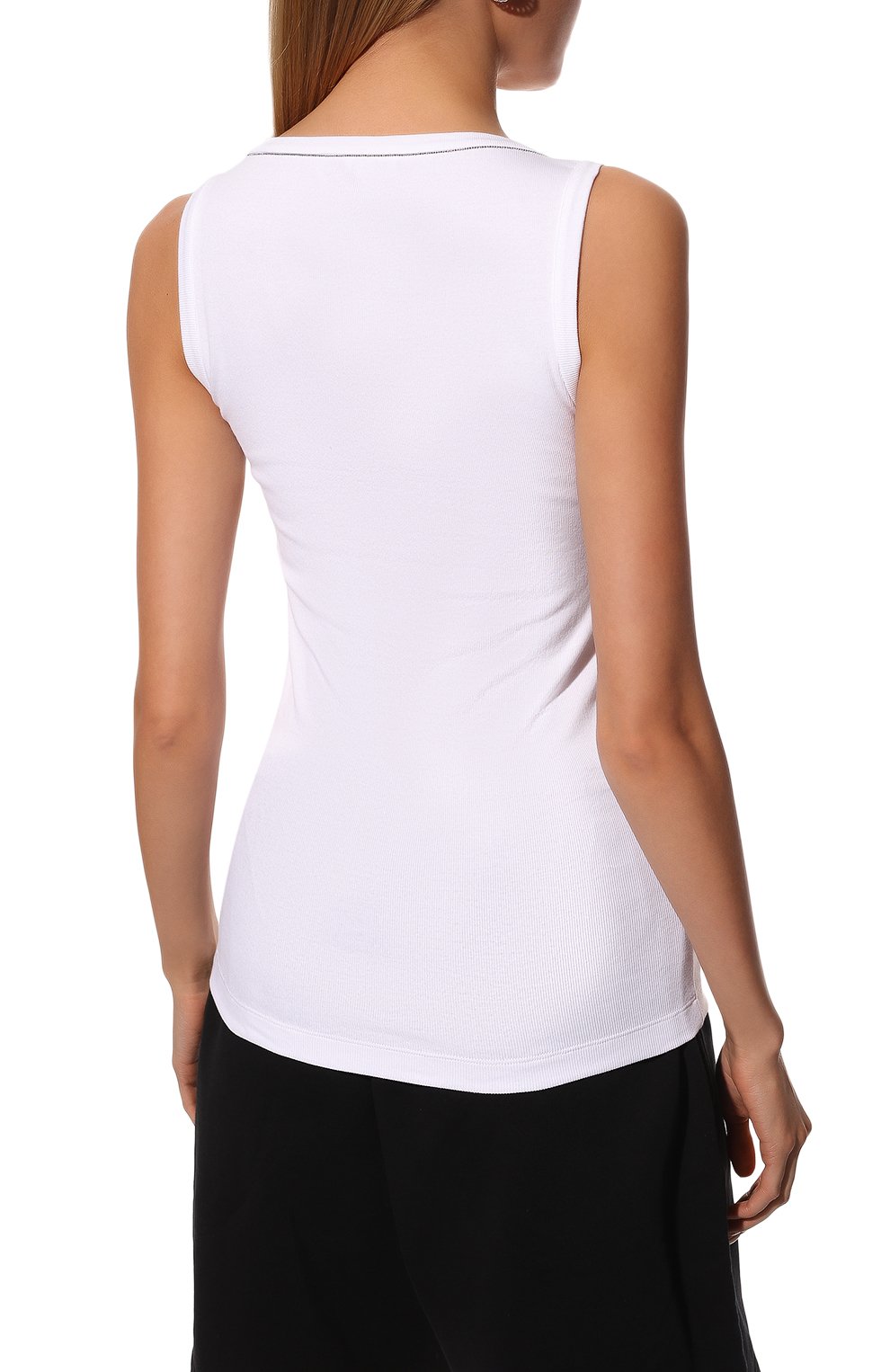 Хлопковая майка BRUNELLO CUCINELLI, арт. MPTC836S60, фото 4