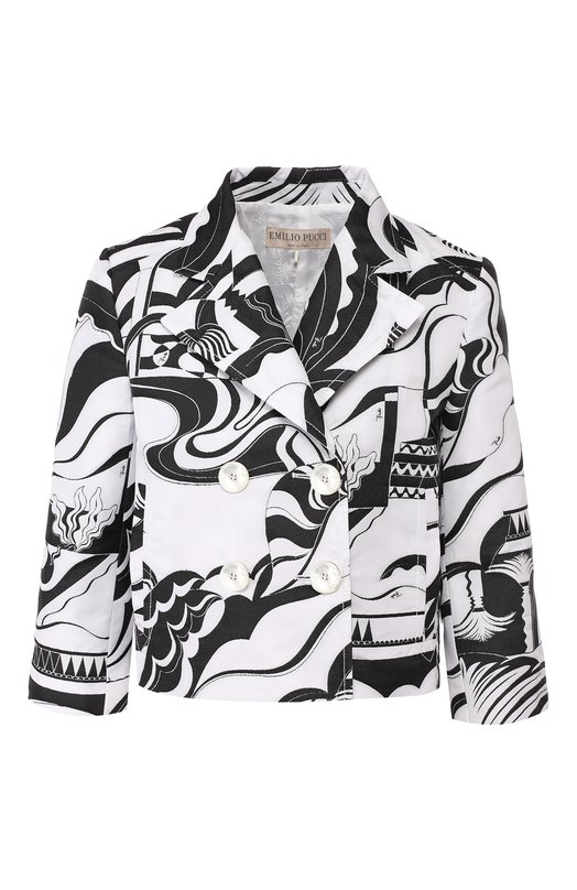 

Жакет с принтом Emilio Pucci, Чёрно-белый