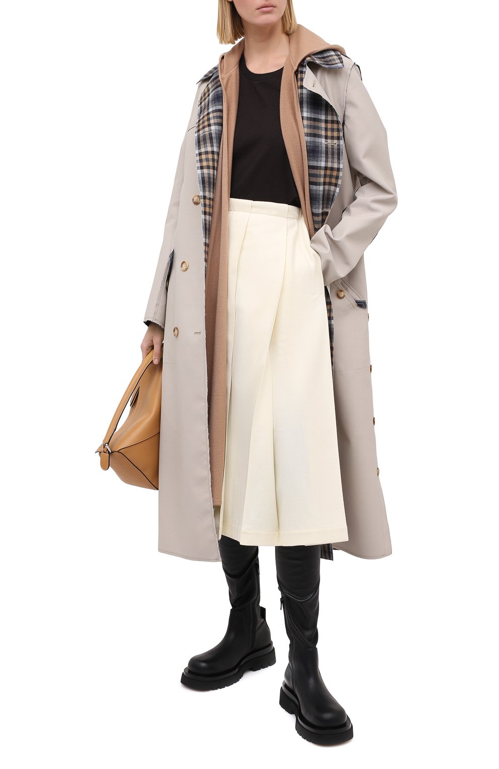 Шерстяная юбка JIL SANDER, арт. JPPR350100-WR212500, фото 3