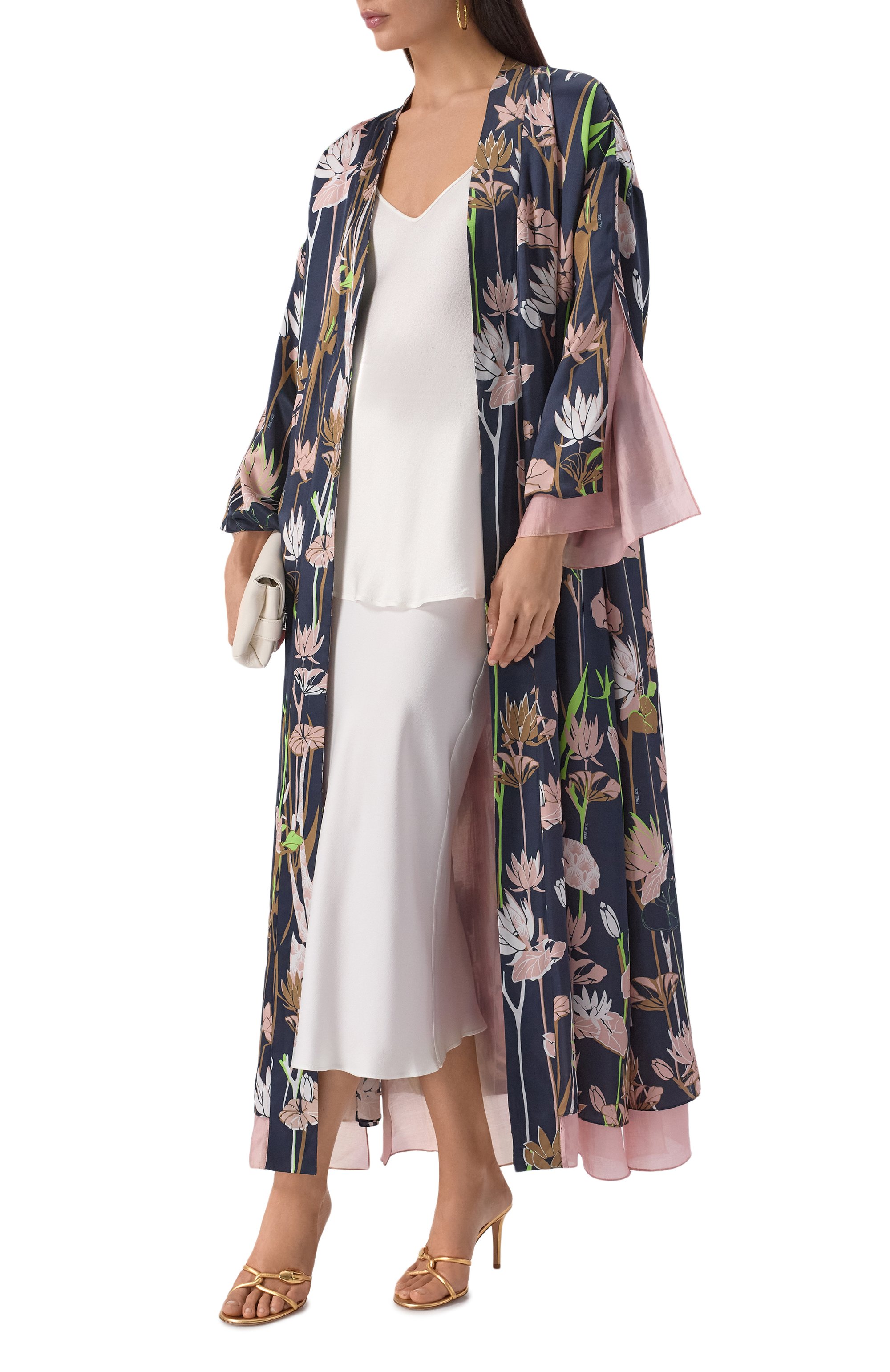 Кимоно из хлопка и шелка  FREEAGE, арт. WS25.CR081M.6001.499, фото 2