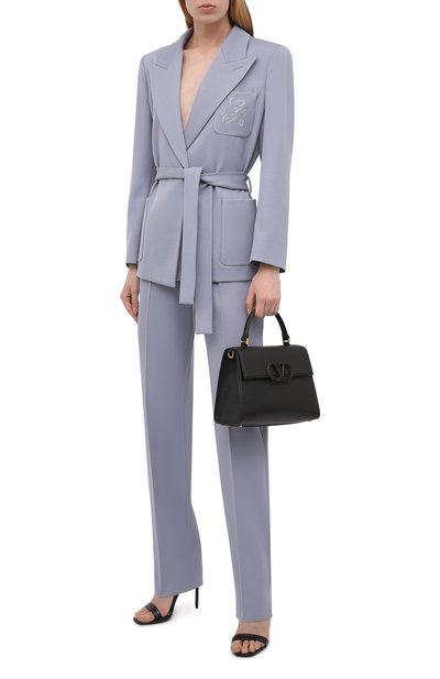 Шерстяной жакет GIORGIO ARMANI голубого цвета по цене 226500 руб., арт. 1WHGG0N0/T02N4, фото 2 Шерстяной жакет GIORGIO ARMANI, арт. 1WHGG0N0/T02N4, фото 2