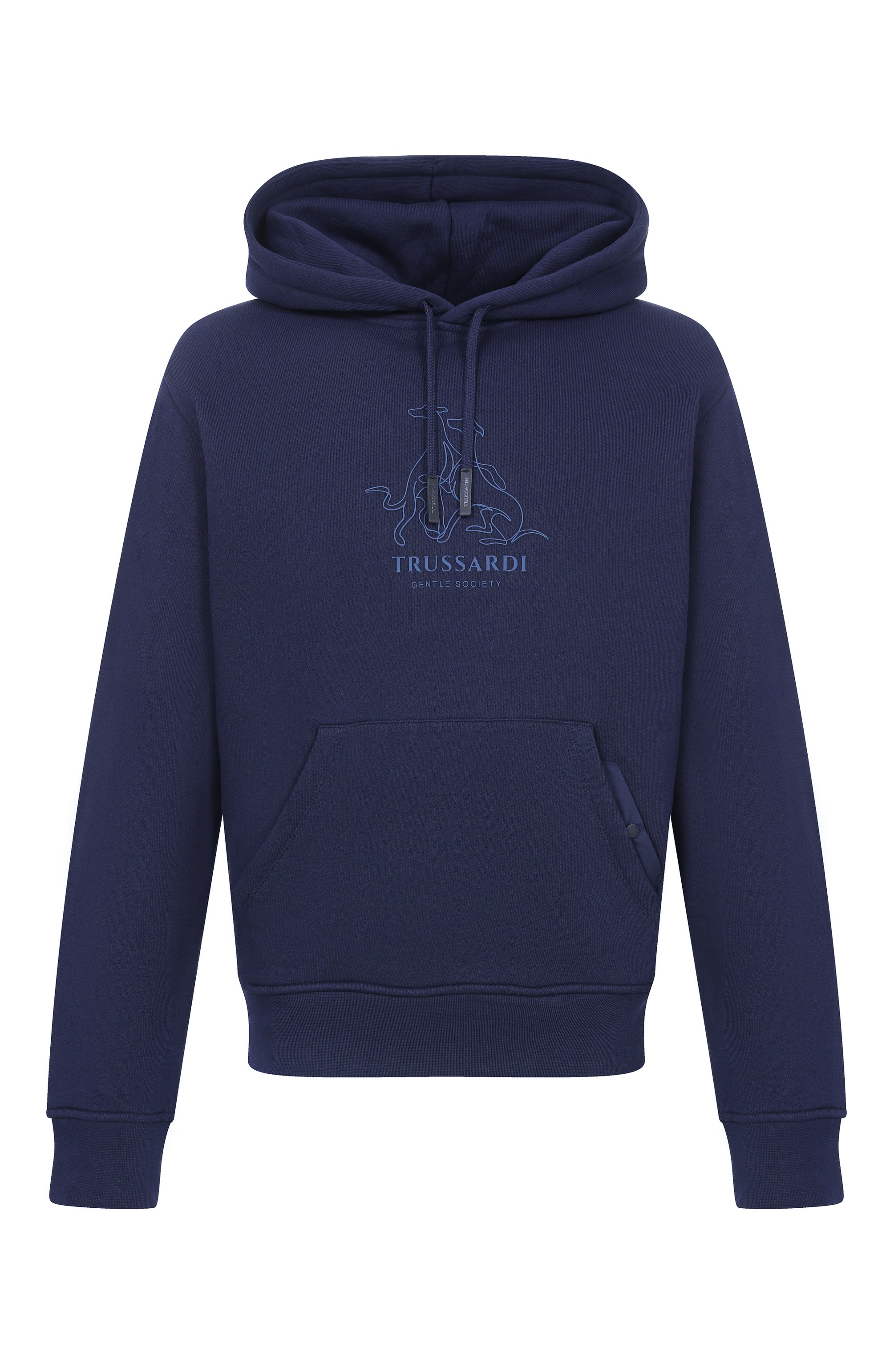 Хлопковое худи TRUSSARDI, арт. G8218000117N, фото 1
