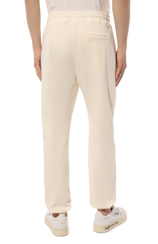 Хлопковые джоггеры Les Benjamins Кремовый, фото 4