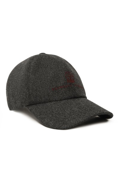 Мужская шерстяная бейсболка BRUNELLO CUCINELLI, арт. M038P9850