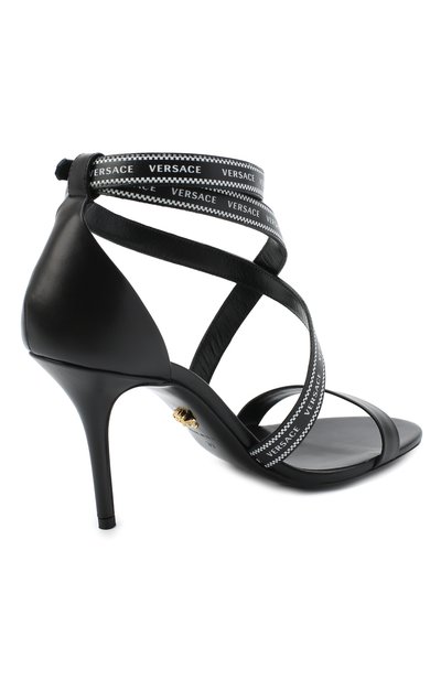 Кожаные босоножки VERSACE, арт. DST484M/D5VTR, фото 4