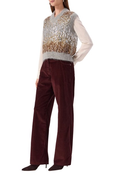 Замшевые туфли bazel 70 GIANVITO ROSSI темно-коричневого цвета по цене 131000 руб., арт. G95555.70RIC.CASM0KA, фото 3 Замшевые туфли bazel 70 GIANVITO ROSSI, арт. G95555.70RIC.CASM0KA, фото 3