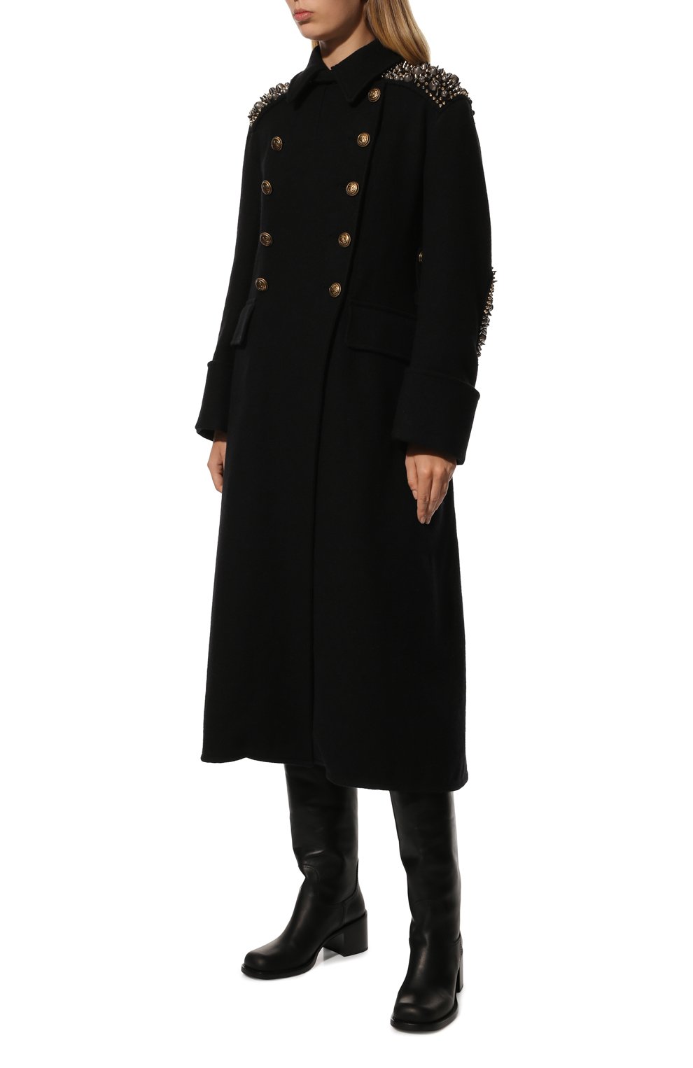 Шерстяное пальто MIU MIU, арт. MS1871-1ZQT-F0002, фото 3