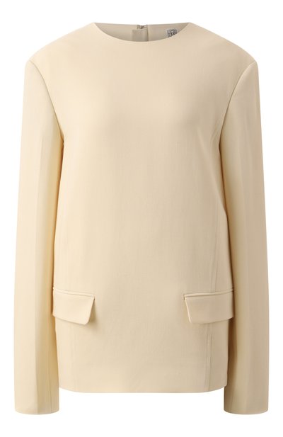 Женский топ из вискозы и шерсти TOTEME, арт. 251-WRT0459-FB0335