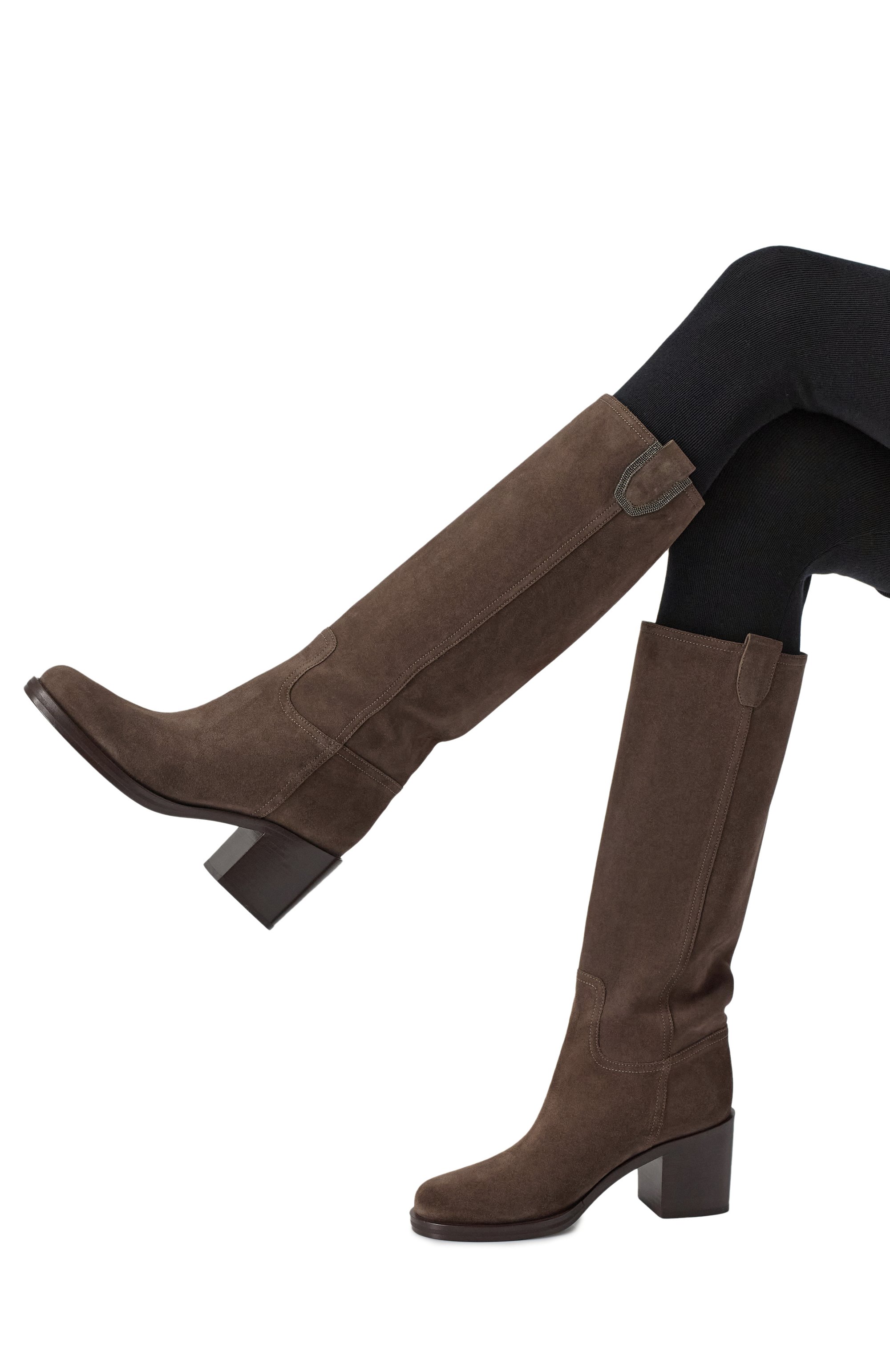 Замшевые сапоги BRUNELLO CUCINELLI, арт. MZSFC3110, фото 2