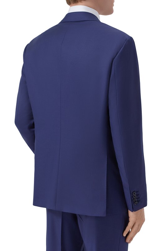 Шерстяной костюм Kiton UA81K08181 Синий  UA81K08181 Фото 3