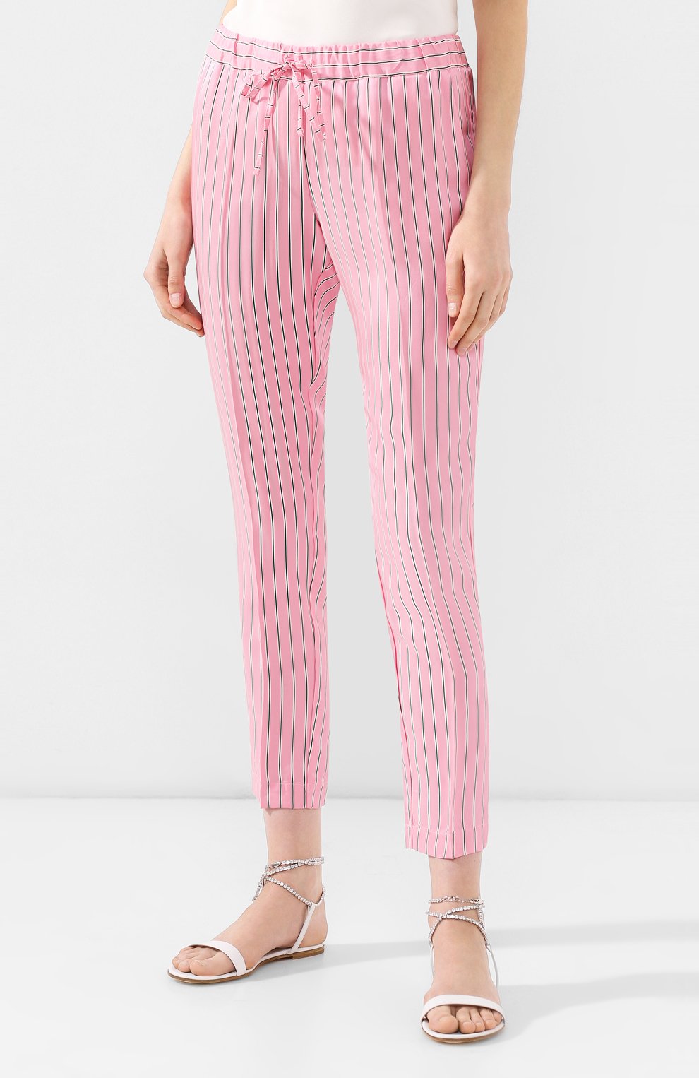 Брюки в полоску ERMANNO ERMANNO SCERVINO, арт. 44 T PL11 CRI, фото 3