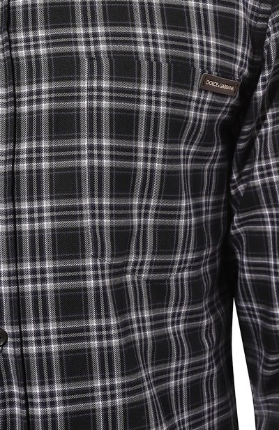 Хлопковая рубашка DOLCE & GABBANA, арт. G5JZ9T/FQ6CS, фото 5