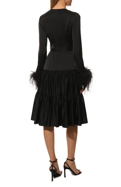 Платье с отделкой перьями LIKE YANA, арт. L1-23/7-727-3900/5, фото 4