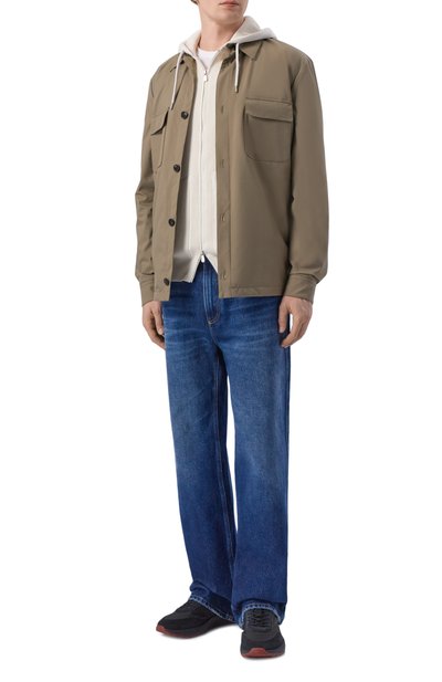 Комбинированные кроссовки week end walk LORO PIANA, арт. FSM0021, фото 2