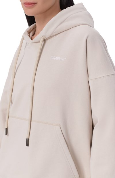 Хлопково е худи OFF-WHITE, арт. 0WBB06DS26FLE001, фото 5