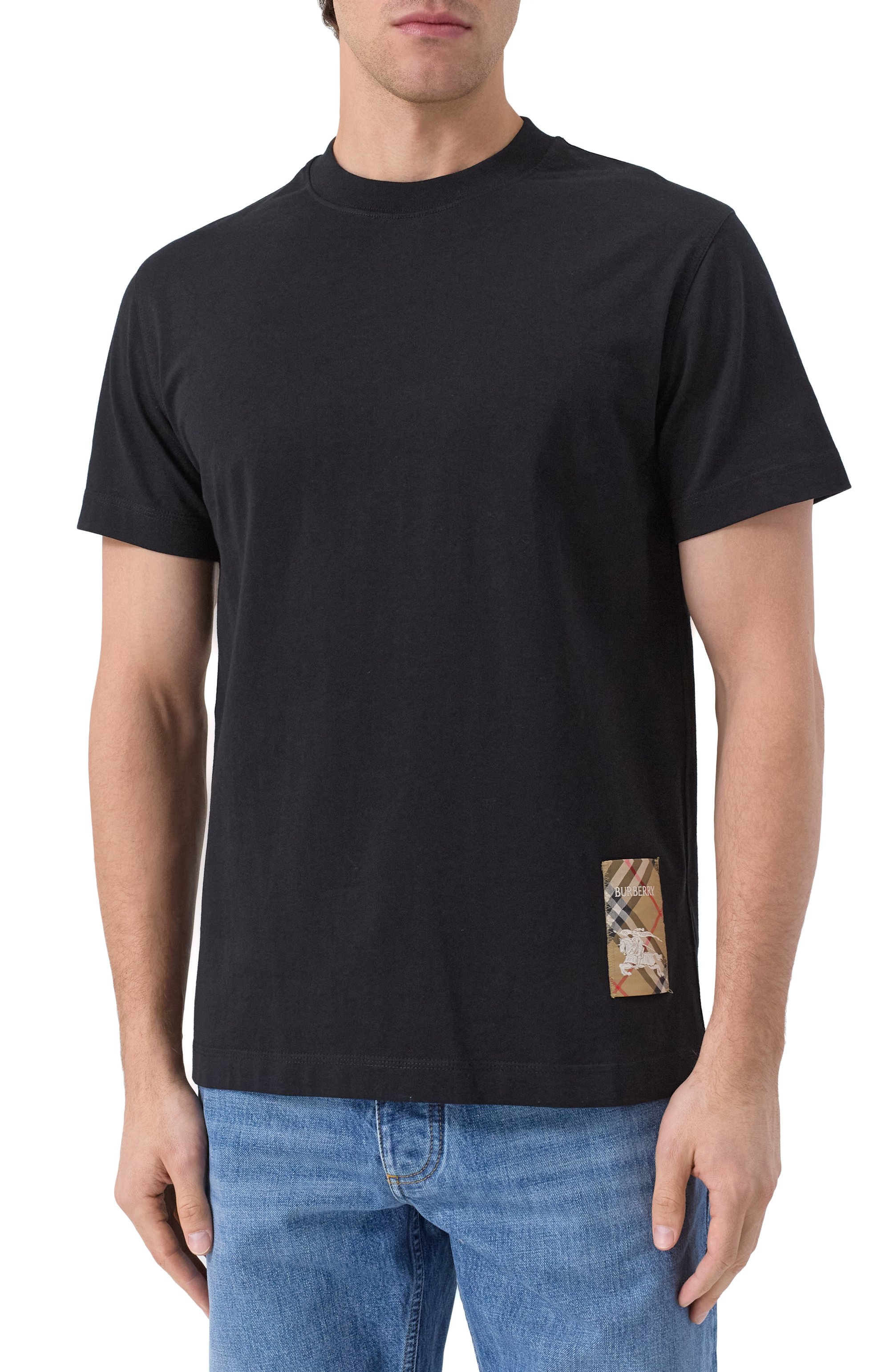 Хлопковая футболка BURBERRY, арт. 8104889, фото 3