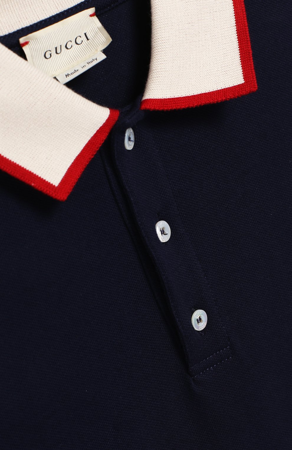 Хлопковое поло GUCCI, арт. 512632/X9T64, фото 3