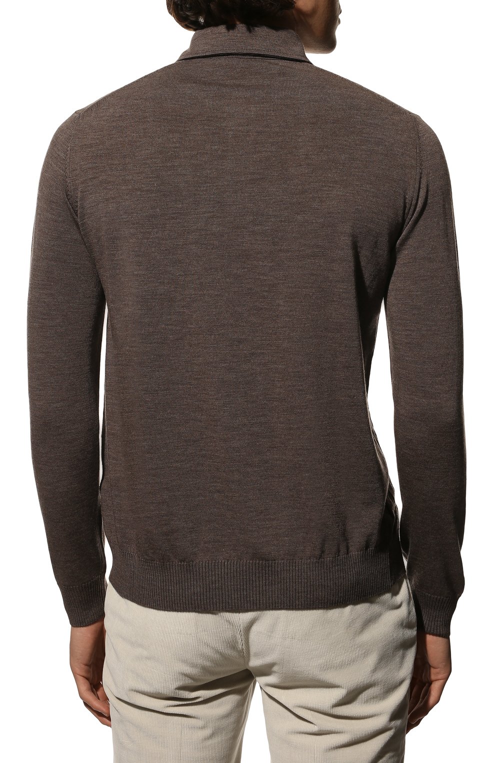 Шерстяное поло CORNELIANI, арт. 90M50A-2825145/00, фото 4