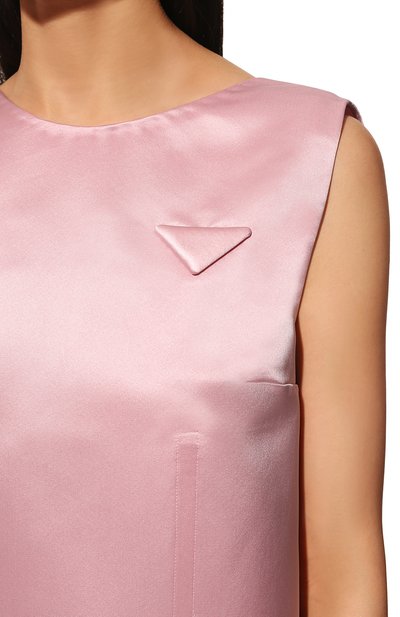Атласное платье PRADA, арт. P3G96C-393-F0442-221, фото 5