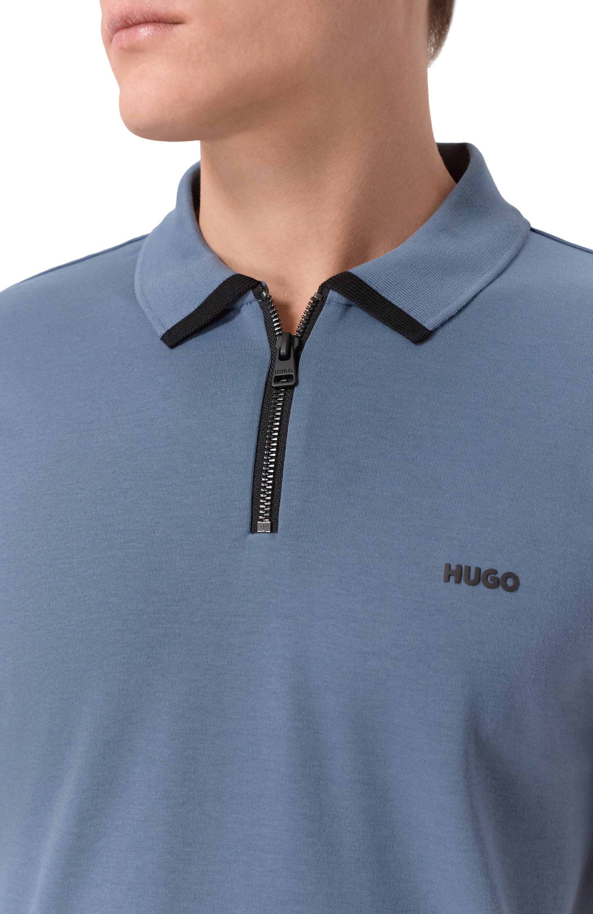 Хлопковое поло HUGO, арт. 50511721, фото 5