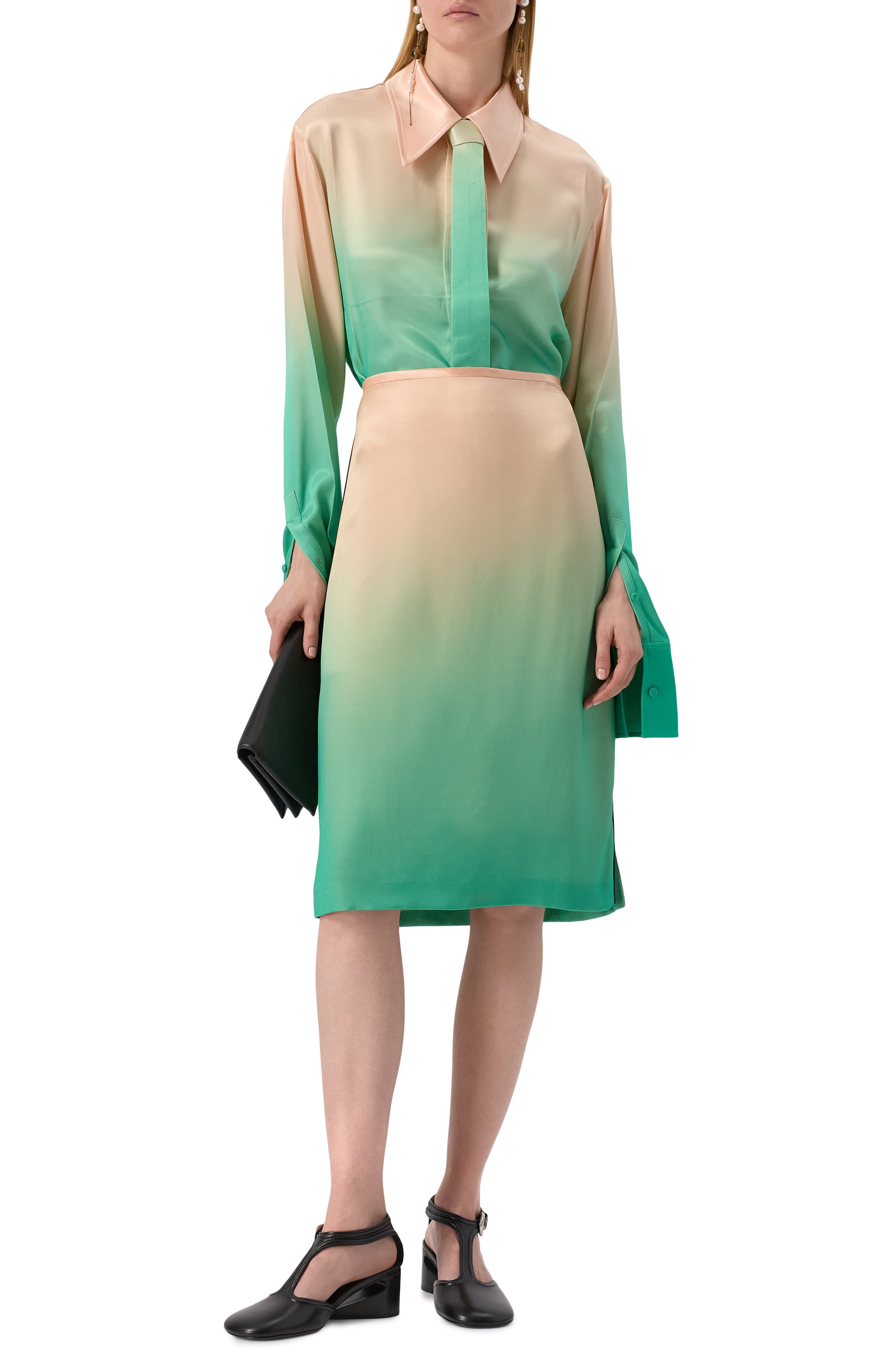 Блузка из вискозы JIL SANDER, арт. J03DL0201/J66147, фото 2