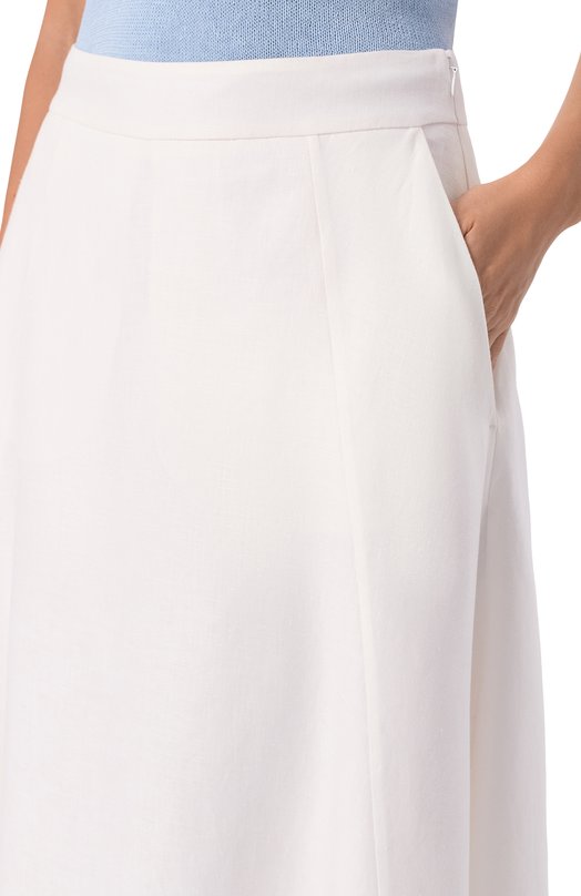 Льняная юбка MVST M26.2PW.S901/ZEG1656 Белый  M26.2PW.S901/ZEG1656 Фото 5