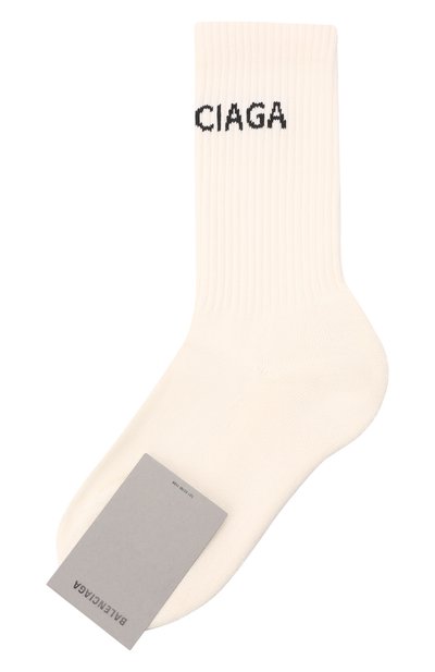Женские хлопковые носки BALENCIAGA, арт. 540615/372B4