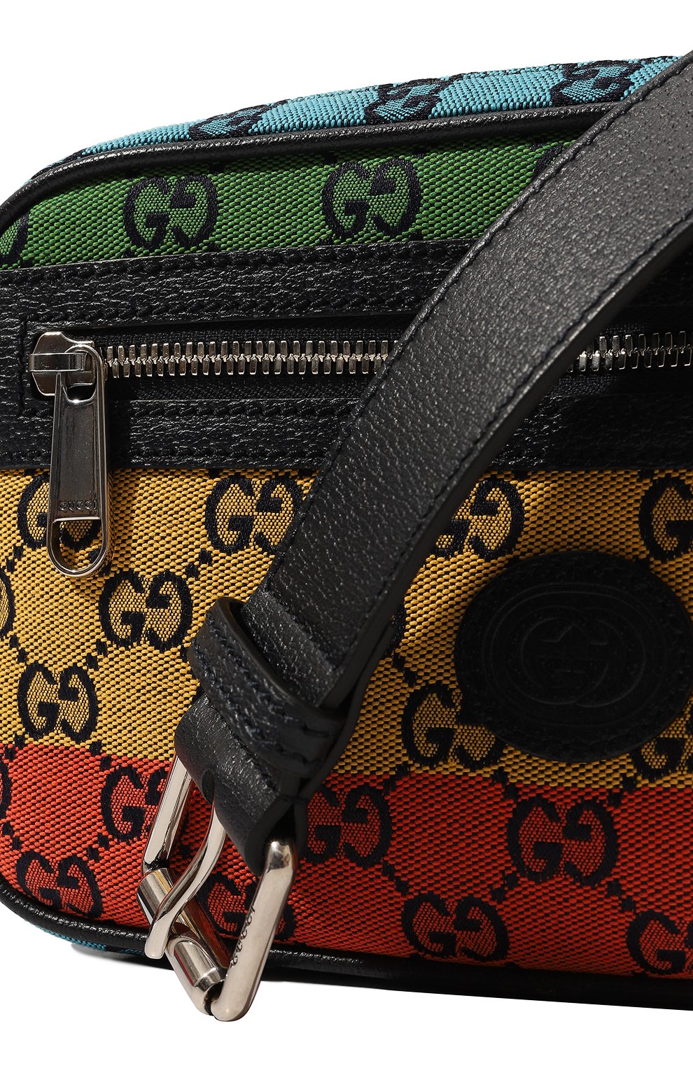 Хлопковая поясная сумка GUCCI разноцветного цвета по цене 128160 руб., арт. 658657 2U1BN, фото 3 Хлопковая поясная сумка GUCCI, арт. 658657 2U1BN, фото 3