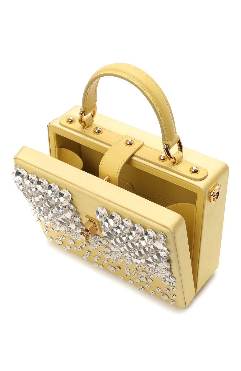 Сумка dolce box DOLCE & GABBANA желтого цвета по цене 333000 руб., арт. BB5970/AW129, фото 4 Сумка dolce box DOLCE & GABBANA, арт. BB5970/AW129, фото 4