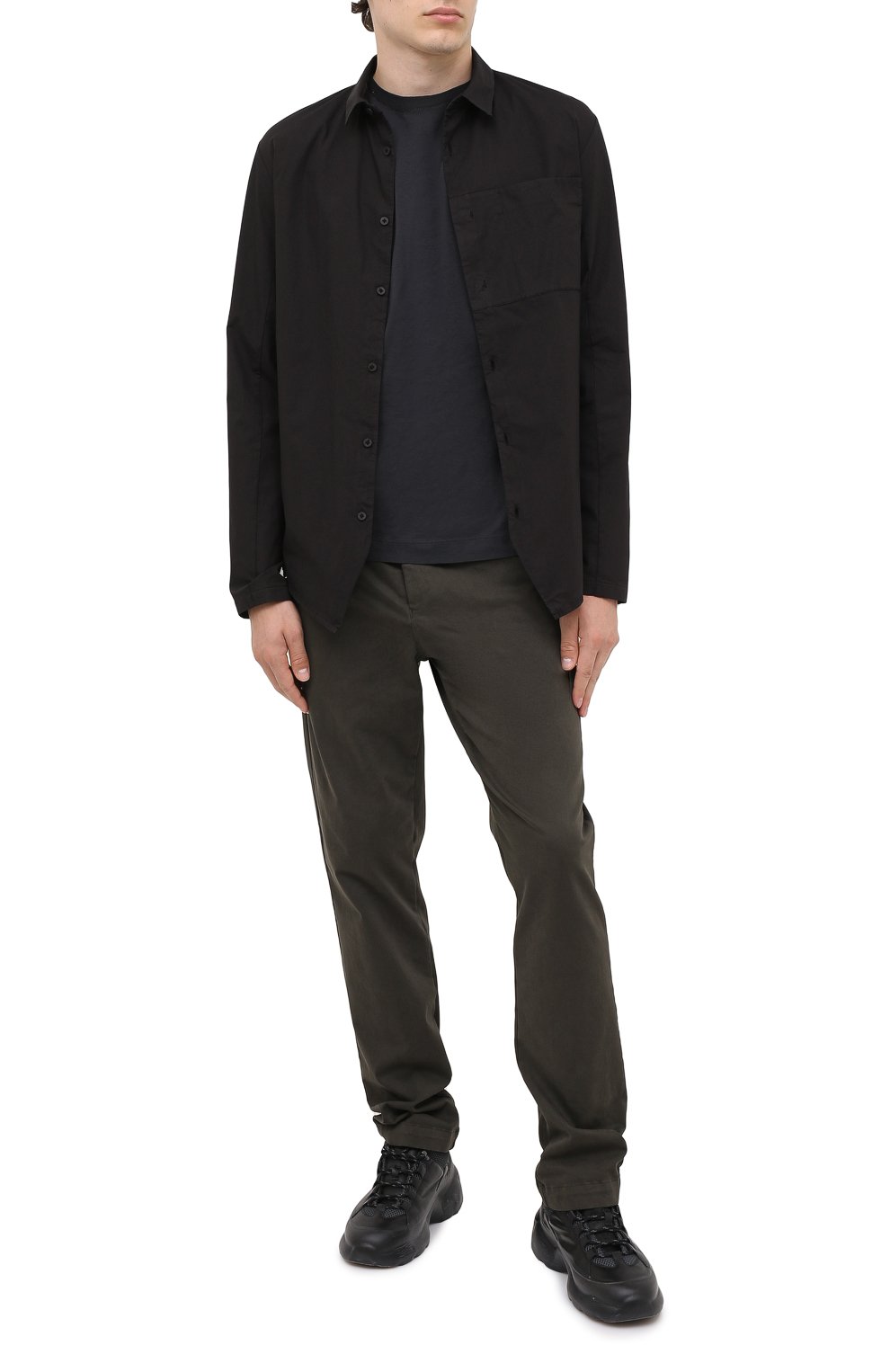 Хлопковая рубашка TRANSIT, арт. CFUTRMV310, фото 2