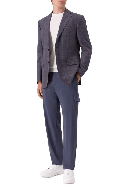 Кожаные кроссовки KITON, арт. USSA077N0114311, фото 2