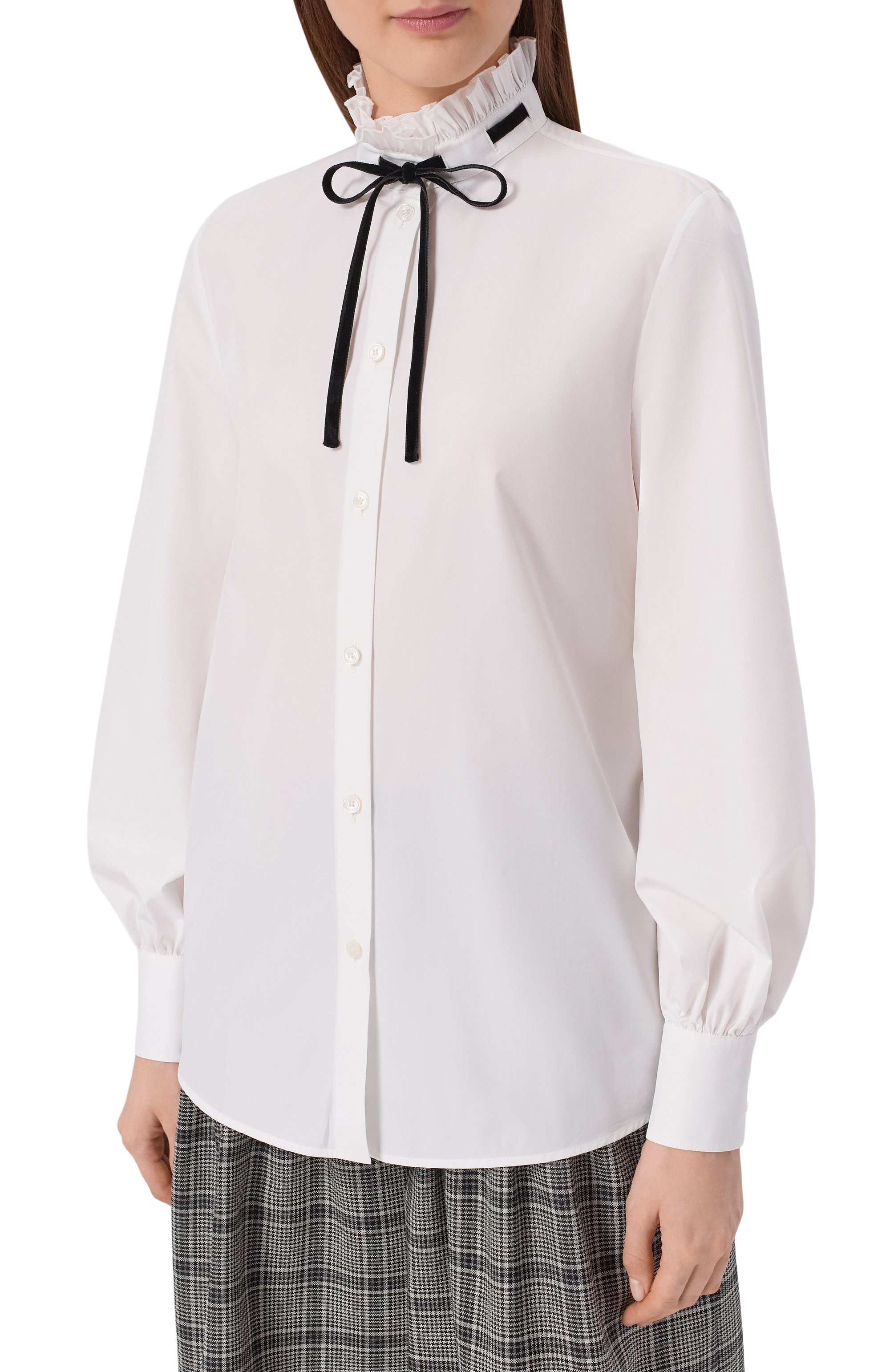Хлопковая рубашка VALENTINO, арт. 8B3AB845/4HP, фото 3