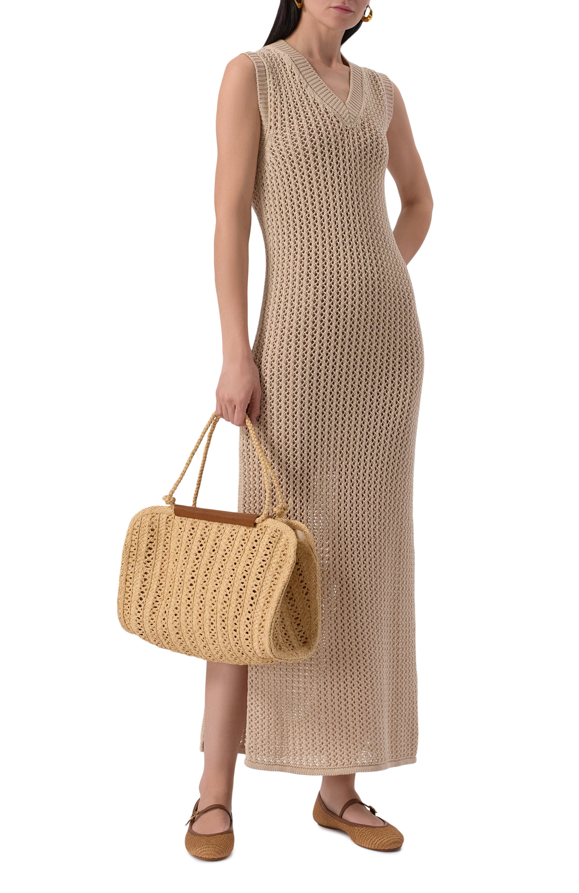 Хлопковое платье PIETRO BRUNELLI, арт. AGG005/C00102, фото 2