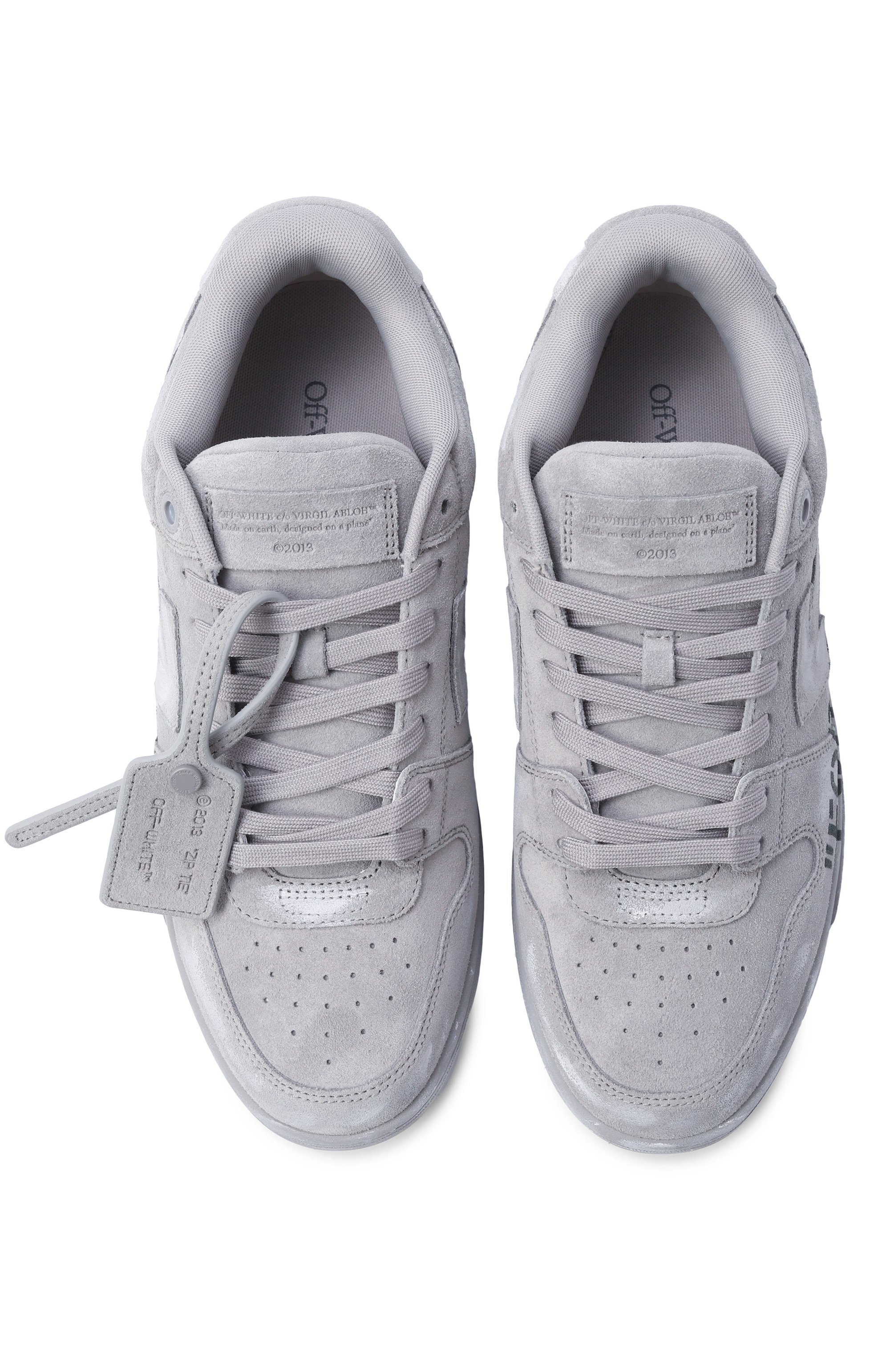 Замшевые кеды out of office OFF-WHITE, арт. 0MIA189F25LEA00B0907, фото 5