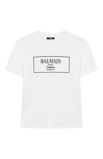 Хлопковая футболка BALMAIN, арт. BX8P51