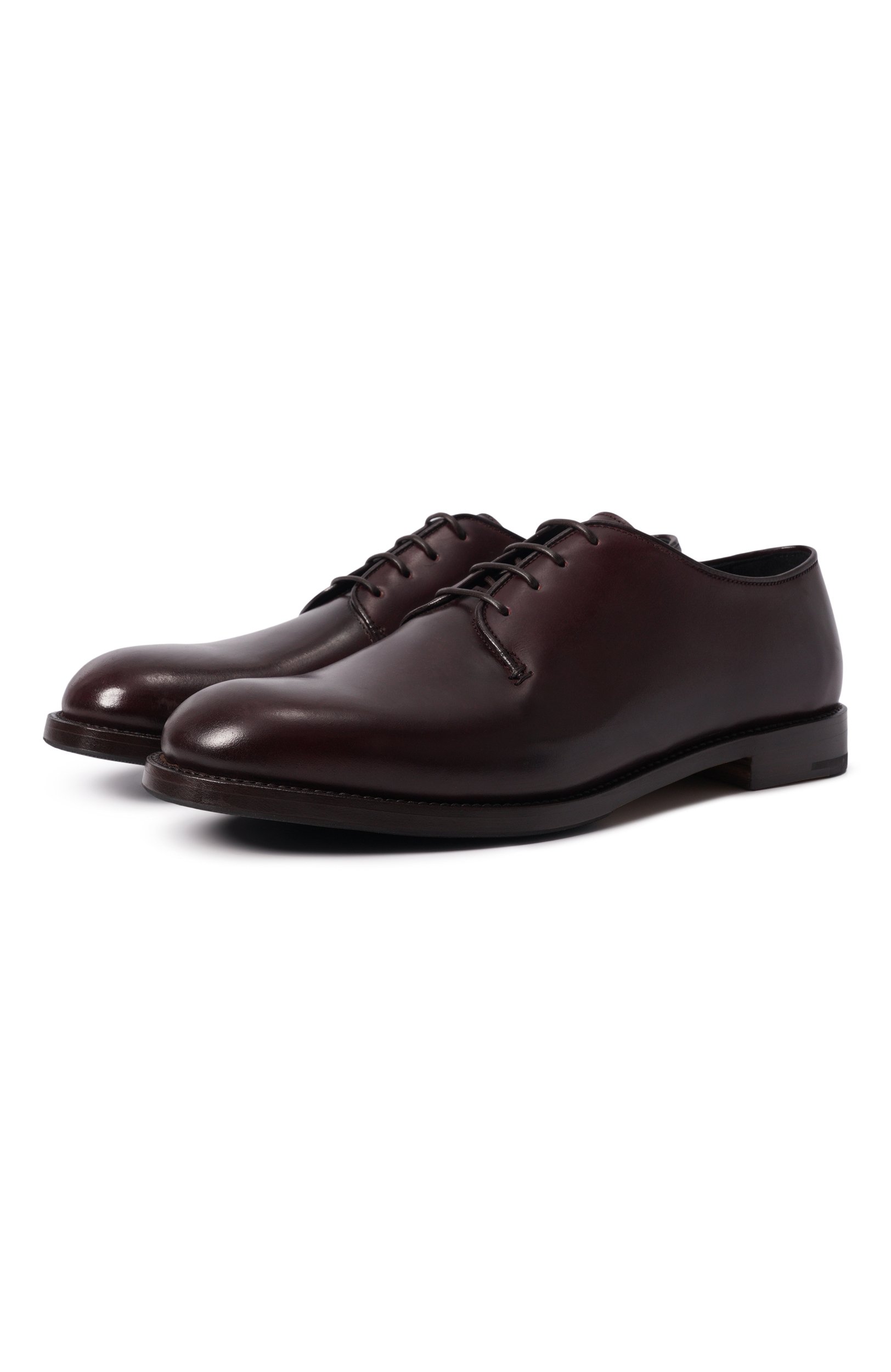 Кожаные дерби 1st line PREMIATA, арт. 32515/CALL0 BURGUNDY, фото 1