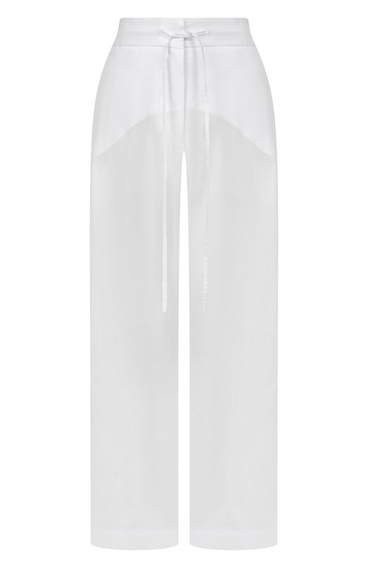 Хлопковые брюки P.A.R.O.S.H. D232445/CANNES Белый D232445/CANNES