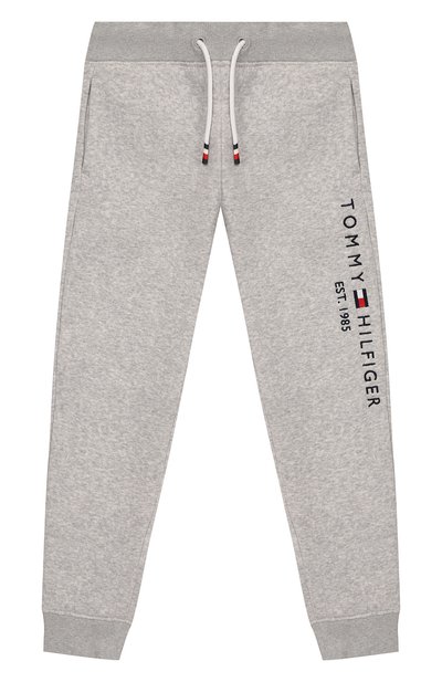 Джоггеры TOMMY HILFIGER серого цвета по цене 5990 руб., арт. KB0KB05045, фото 1 Джоггеры TOMMY HILFIGER, арт. KB0KB05045, фото 1