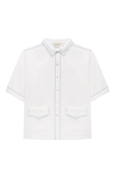 Хлопковая рубашка GUCCI, арт. 615956 XWAJF
