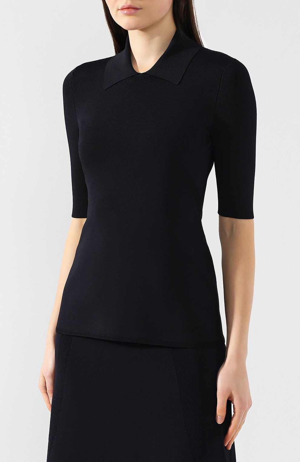 Пуловер из вискозы VICTORIA BECKHAM, арт. TP KNT 1728 PSS19 SIGNATURE STRETCH, фото 3